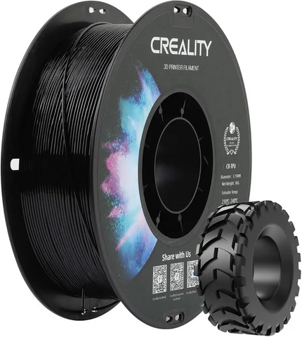 Пластик для 3D-печати Creality CR-TPU, 1.75 мм, черный, 1 кг 1245 фото